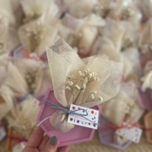 Μπομπονιέρα σουβερ εξαγωνο